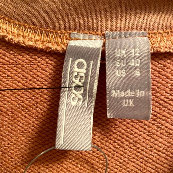 ASOS Knit Fleece Dress with Drop Batwing Sleeve and Belt NWT - Picture 3 of 3